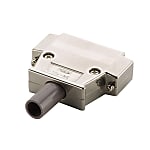 EMI Countermeasure D-Sub Connector with Resin Hood (Low-profile/Angled)