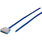 IEEE1284 half-pitch (MDR) cable with connector EMI countermeasure type