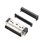 IEEE1284 Half Pitch EMI Countermeasure Press-fit Male Connector