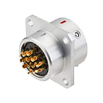 PRC04 Flange Panel Mount Receptacle (One-touch Lock)