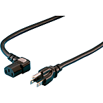 Freely Adjustable Length-3-Core Plug ⇔ IEC60320 Socket