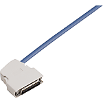 Cable with IEEE1284 half-pitch (MDR) connector EMI countermeasure angle (using 3M connector)