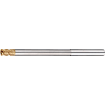 TSC series carbide composite radius end mill, for high-feed machining, 4-flute, 45° spiral / long shank, short model