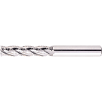 High-Speed Steel Roughing End Mill, Long, Center Cut / Non-Coated Model