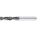 TiAlN Coated Carbide High-Speed High-Feed Machining Drill, Straight Shank / Stub, Regular Model
