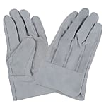 Leather Gloves, Cowhide Split, Back Seam