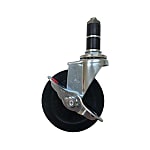 Insert Type Casters With Soft Anti-Static Rubber And Bearings