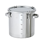 Stainless Steel Airtight Container With Scale (Clip Type) [CTH-M]