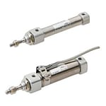 Pencil-Shaped Cylinder Single-Acting Push Rotation Stop SCPS3-M Series