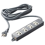 Power Strip With Magnet (Grounded, 15 A, Retaining Type)