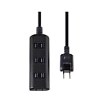4-Outlet Power Strip With Shutters