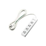 Power Strip Compatible With 3-Pin Plug (With Magnet)