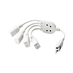 Power Supply Extension Cord for AC Adapter (4 Ports)