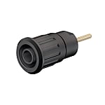 Staubli SEB4-R ø4 mm Socket for Insulated Safety Plug, Press-In Mounting