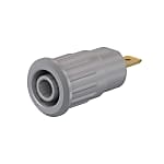 Staubli SEB4-F ø4 mm Socket for Insulated Safety Plug, Press-In Mounting