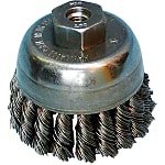 Knotted Cup Brush for Motorized Use SRA