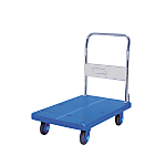 Silent resin platform truck with fixed handle