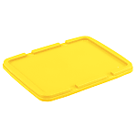 Box Container Lid, Gray/Yellow/Blue/Orange/White/Cream