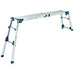 Scaffolding Platform, Adjustable Top Board & Leg Type Top Plate Height (m) 0.55 – 1.20