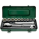 Socket wrench set (6 sided type / 12.7 mm Insertion Angle)