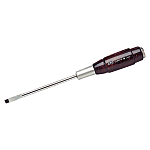 Wooden handle screwdriver (through, with magnet)