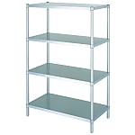 Stainless steel rack (solid shelf type) 4 tiers RBN4 type/RB4 type SUS304