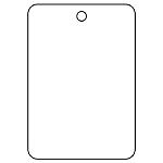 Valve open/close display board, single-sided display, rectangular type, acrylic
