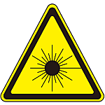 Laser warning label laser A (small)