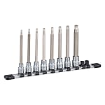 Long Torx Socket Set (Extra Strength Type / with Holder) HTX308L