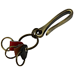 Carabiner Key Ring (Antique Gold)