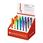 Colored Interchangeable Screwdriver Display Set