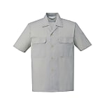 Eco product antistatic short sleeve open shirt (gray, white, blue, navy blue, green)