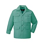 Cold-Condition Coat With Adjustable Collar (Navy and Green / Anti-Static)