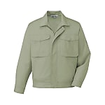 Eco-Friendly, Anti-Static, Long-Sleeve Blouson Jacket (for Spring and Summer / White, Blue, Green, Gray / Anti-Static)