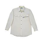 Easy Care Long Sleeve Shirt (for Spring and Summer / Green, Gray, Blue)