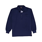 Sweat-Absorbing, Quick-Drying, Long-Sleeve Polo Shirt, Waffle (for Spring and Summer)