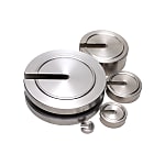 Slotted-Type Loose Weights, Stainless Steel, M1 Class