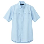 AZ-7878 Men's Short-Sleeve Oxford Button Down Shirt (With Dual Pocket Flaps)