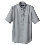 AZ-50404 Short-Sleeve Button Down Shirt (Herringbone) (Unisex)