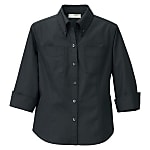 AZ-861204 Ladies' Three-Quarter Sleeve Button Down Shirt