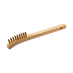 Brass Brush, 2-Rows, Curved