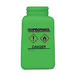 DESCO Bottle, Green, GHS Display, Isopropanol and Print 180 cc