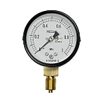 General Industrial Pressure Gauge (ø60, Lower Connection / Type A, Wetted Parts: General Use, Performance: Steam Use)