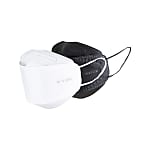 Face Protective Mask 4 Ply [White/Black]