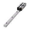 Linear Guides for Medium Load - With Plastic Retainers, Interchangeable, Light Preload