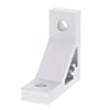 Extruded Brackets - For 1 Slot - For 6 Series (Slot Width 8mm) Aluminum Frames - Thick Brackets (Perpendicularly Machined)