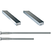 Precision R-Chamfered Rectangular Ejector Pins With Engraving -High Speed Steel SKH51/4mm Head/P・W Tolerance 0_-0.005 Type-