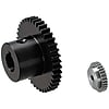 Spur Gears - Tooth Width/Hub Dimension Configurable, Pressure Angle  20°