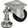 Caster With Leveling Mount, Heavy Duty Integrated Type