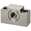 Support Units - Fixed Side, Square <Cost Reduction> - Fixed Side Radial Bearing Type (Economical, for Low Speed Applications)